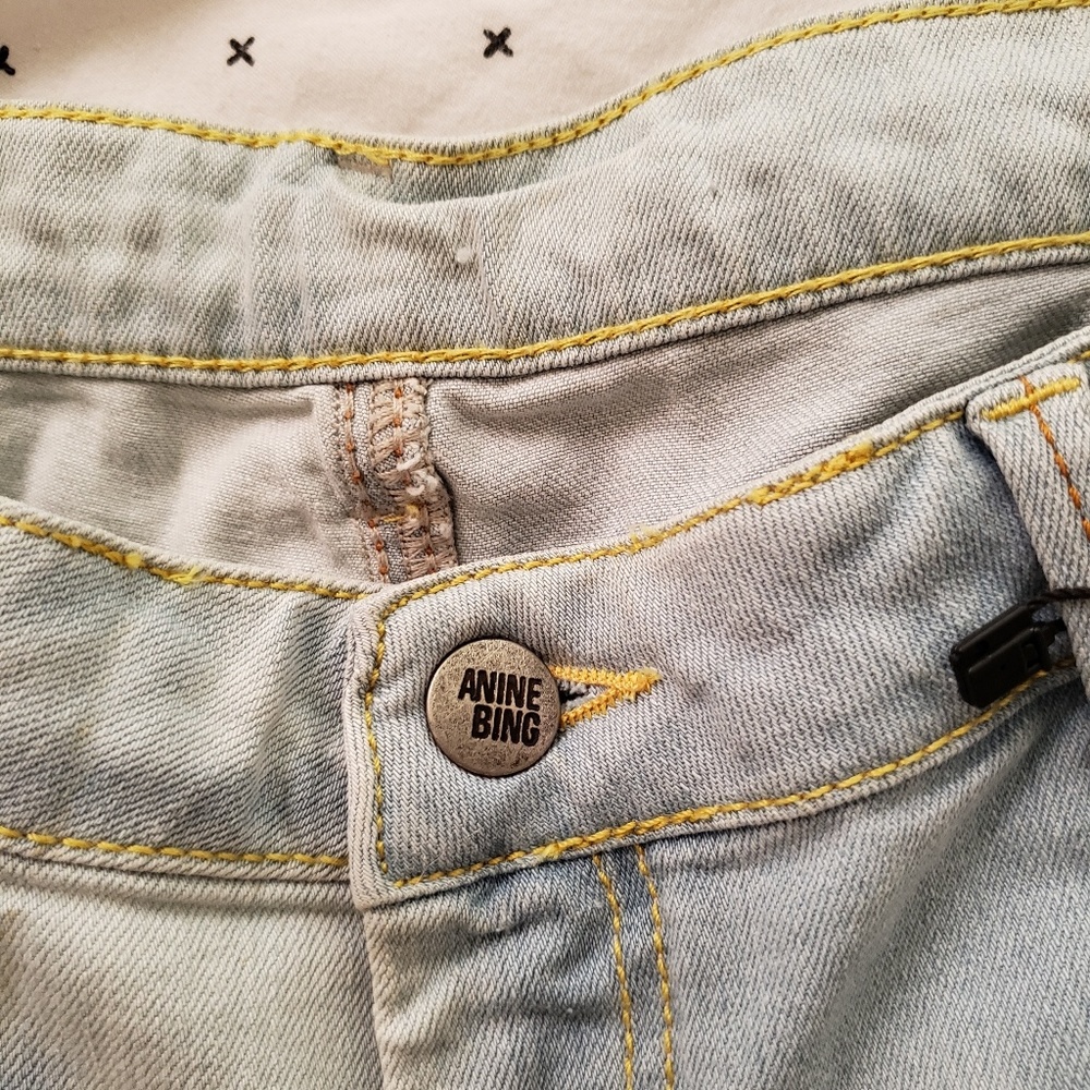 Anine Bing Denim Jean Shorts sz 28